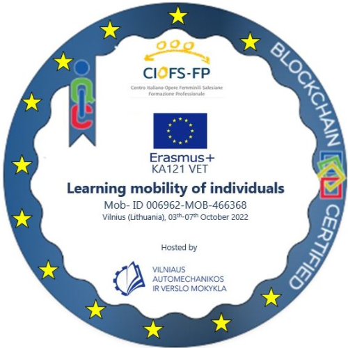 KA121 VET– Learning Mobility of Individuals 006962-MOB-466368